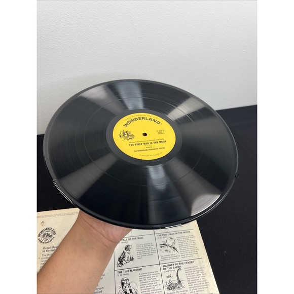 STUDIOTRACK LP SEALED THE FIRST MAN ON THE MOON 1974 WONDERLAND STORY & MUSIC - Picture 7 of 8